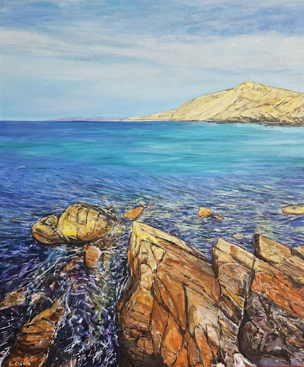 Sunlit Second Valley by Christine Davis