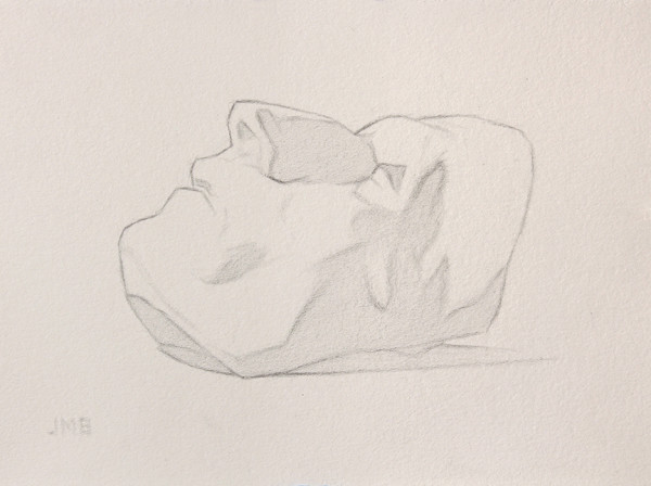 Death Mask of Giacomo Leopardi by Jason Bentley