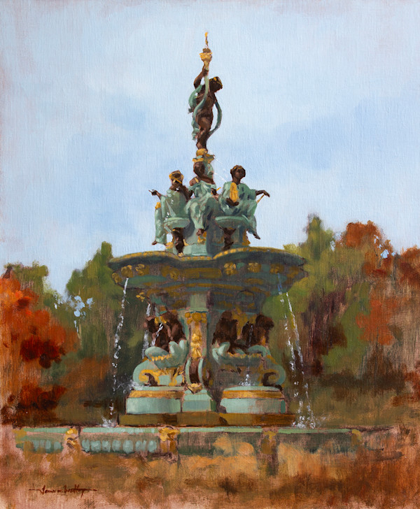 Ross Fountain In Autumn