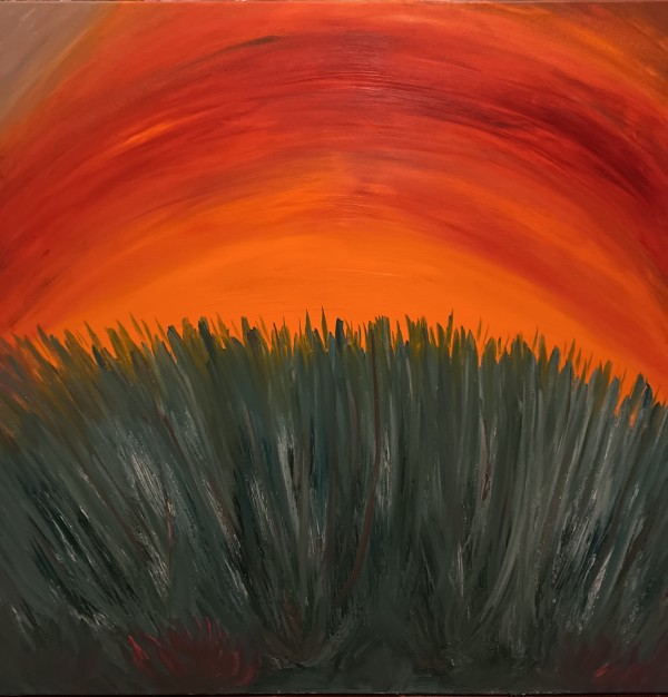 Sunset & Grass by Carolina (Caro)  Ramonde