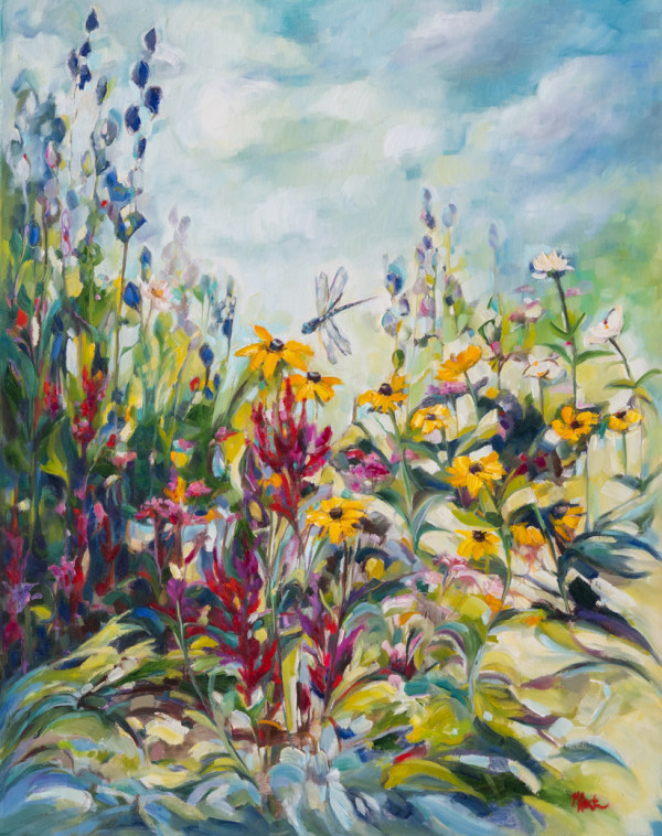 Garden visitor by Michelle Austen