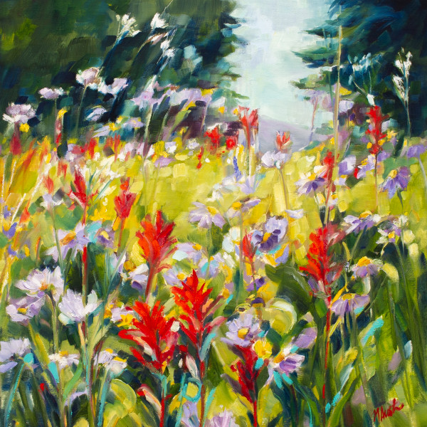 Dancing paintbrush