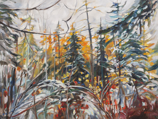 First dust of snow by Michelle Austen