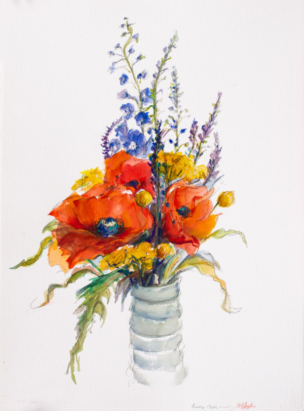 Friendship poppies by Michelle Austen