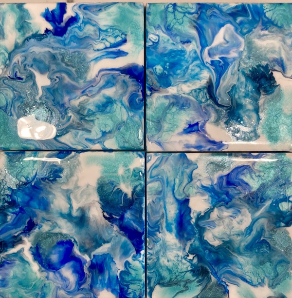 Coasters: In Blue by Helen Renfrew
