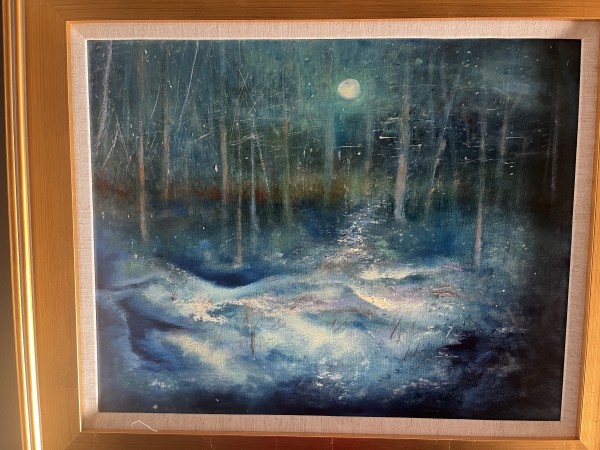 Moon Lit Forest by Wayne Burt