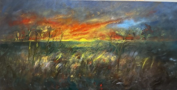 Sunrise Over The Fields by Wayne Burt