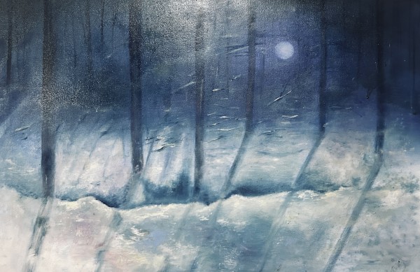 Blue Winter Night by Wayne Burt