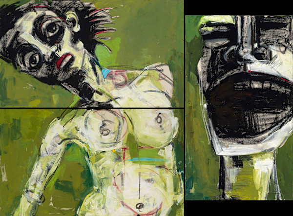Raw (triptych) by Devorah Brinckerhoff, Image 1.