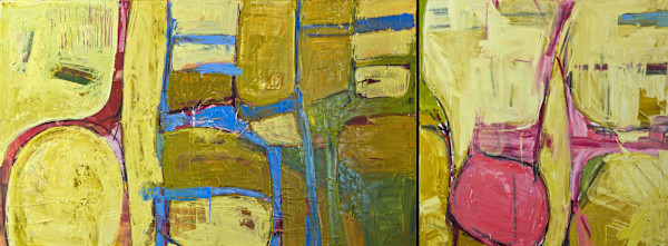 Chairs Diptych by Devorah Brinckerhoff, Image 1.