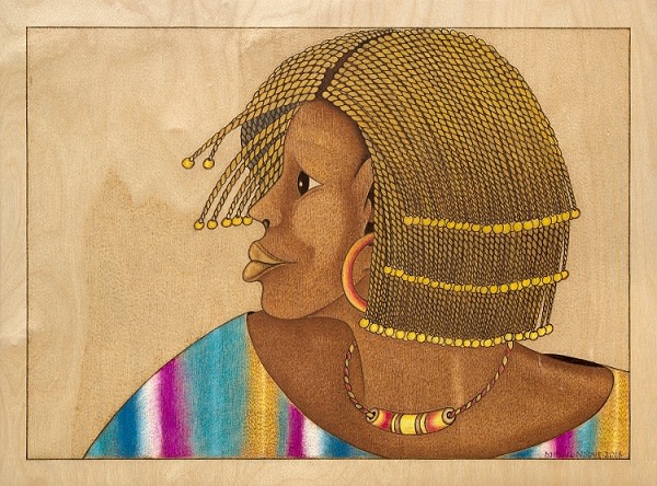 Braided Woman by Djibril N'Doye