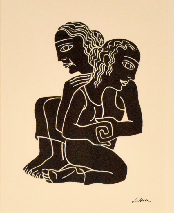 Ruth and Naomi from Women in the Bible, Ruth 1:16-17 by Luba Lukova