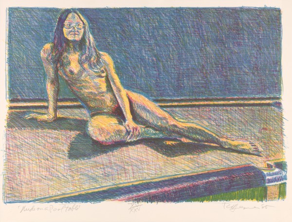 Nude on a Pool Table by Robert Weaver