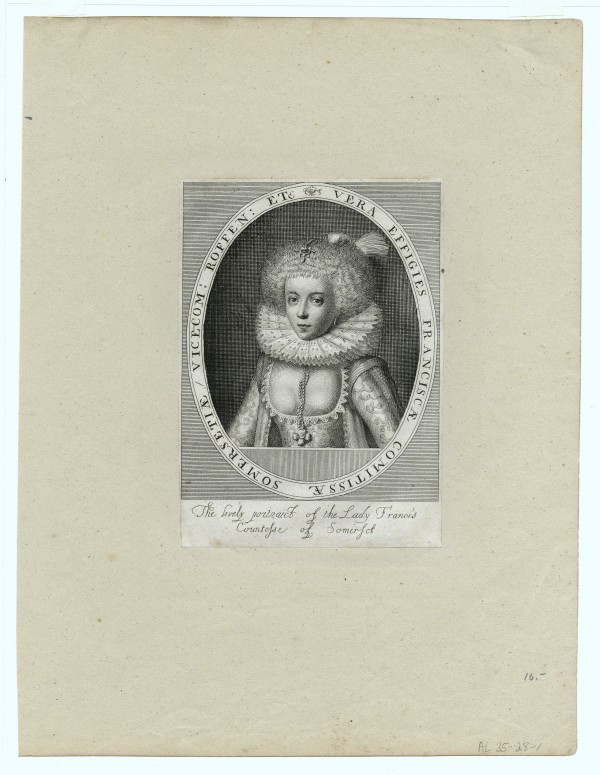 The Lively Portrait of the Lady Francis by Simon van de Passe, William Richardson