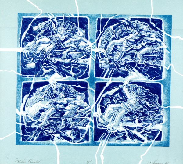 Blue Quartet by Ed Hogan