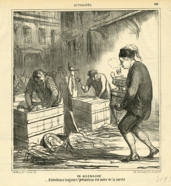 EN ALLEMAGNE (In Germany) by Honoré Daumier