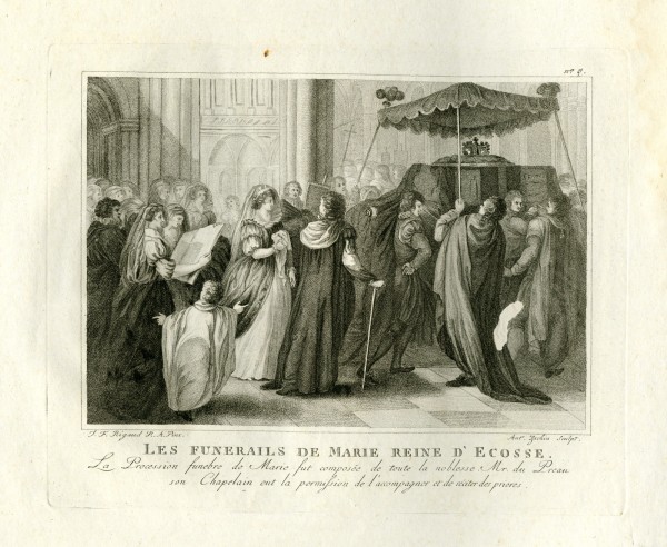 Les Funerails de Marie Reine D'Ecosse (The Funeral of Mary Queen of Scots) by John Francis Rigaud