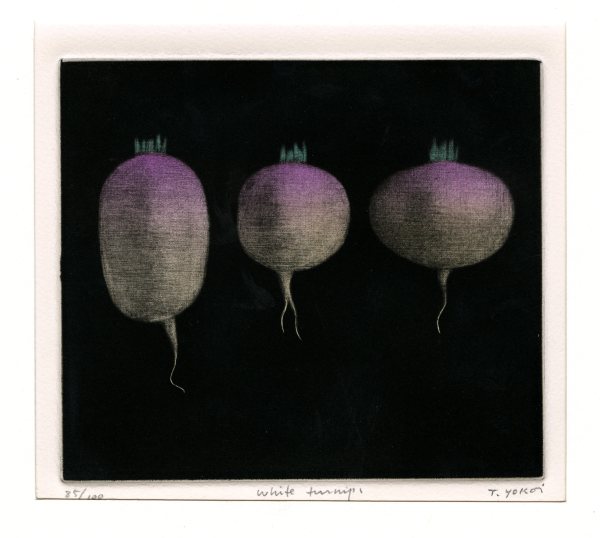 White Turnips by Tomoe Yokoi