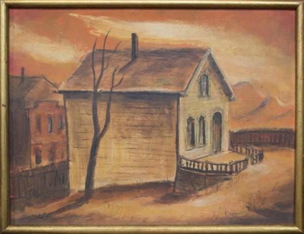 Evening Glow, Virginia City, Nevada by Louis Bassi Siegriest