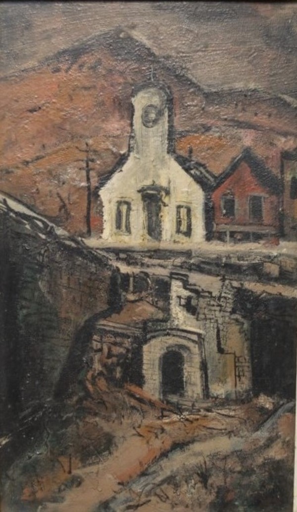 Church and Old Walls by Louis Siegriest