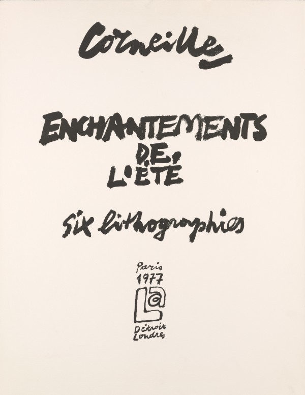 Colophone Enchantements de L'ete by Guillaume Corneille