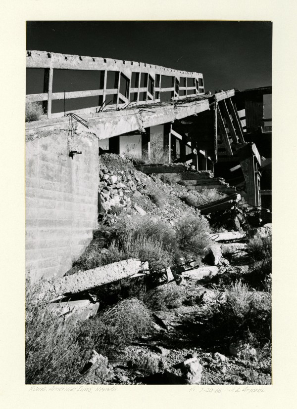 Ruins, American Flats, Nevada by J. E. Arjona