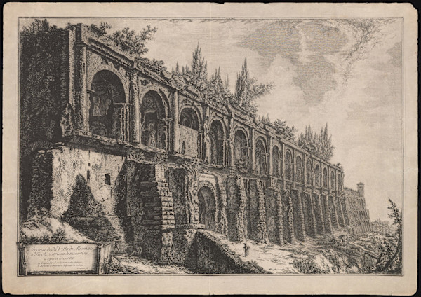 Avanzi della Villa di Mecenate a Tivoli... (Remains of the Villa of Maecenas at Tivoli) by Giovanni Battista Piranesi, Image 1.