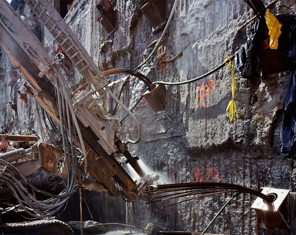 Drill and Slurry Wall, 2002 by Joel Meyerowitz