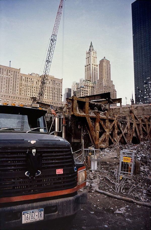 Truck and Foundation, 2001 by Joel Meyerowitz
