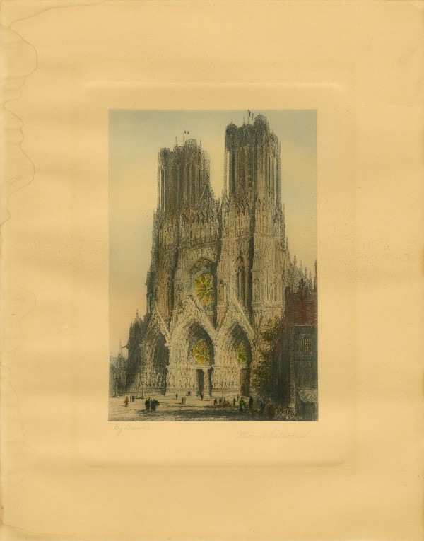Rheims Cathedral by J. Brewer