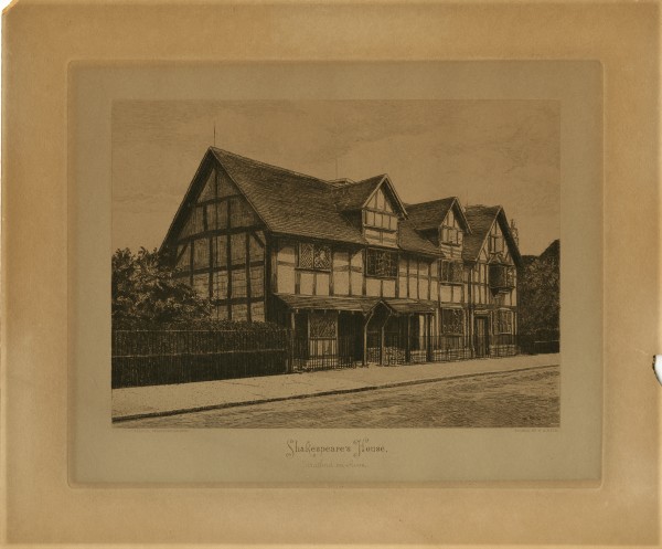 Shakespeare's House, Stratford-on-Avon by W. A. Reid