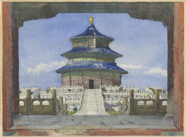 Temple of Heaven, Forbidden City, Peking, China by Willis Church