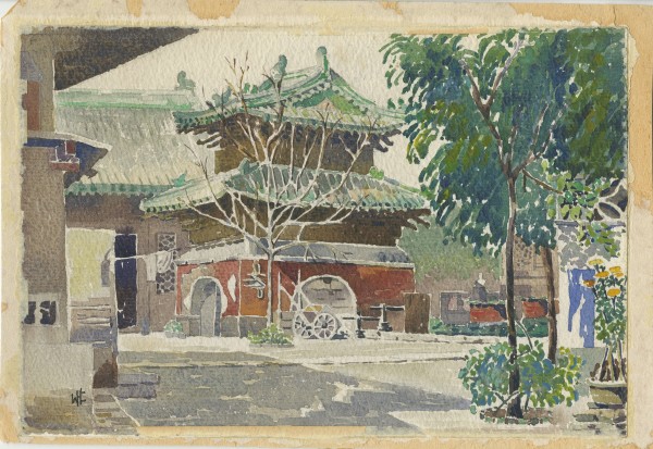 Peking Scene by Willis Church