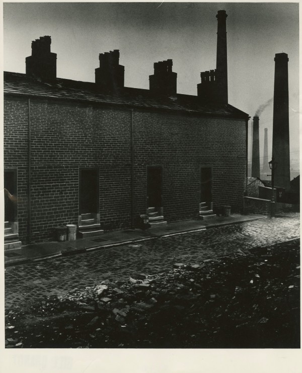 Coal-miners' houses without windows to the street, 1930's by Bill Brandt