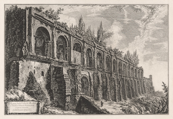 Avanzi della Villa di Mecenate a Tivoli... (Remains of the Villa of Maecenas at Tivoli) by Giovanni Battista Piranesi, Image 1.