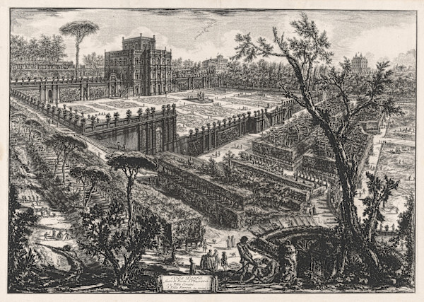 Villa Panfili fuori di Porta S. Pancrazio (Villa Pamphili) by Giovanni Battista Piranesi, Image 1.