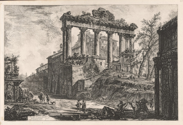 Veduta del Tempio detto della Concordia (View of the so-called Temple of Concord) by Giovanni Battista Piranesi, Image 1.