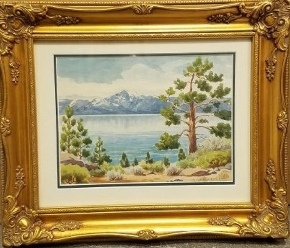 Mt. Tallac and Lake Tahoe by Hildegard Herz