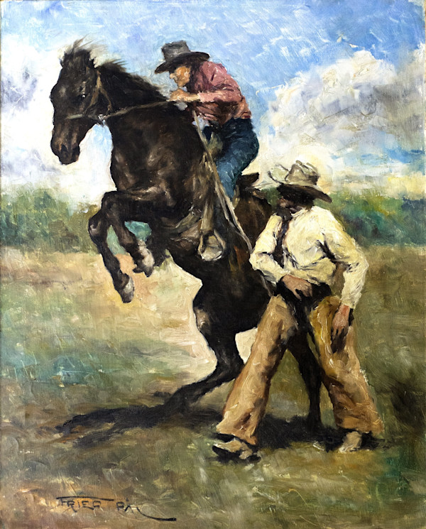 Rearing Horse by Pál Fried