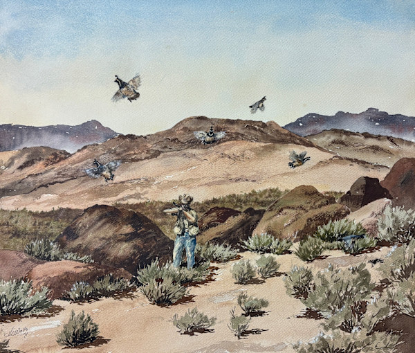 Quail behind the Limbo Range by Hewitt C. Wells