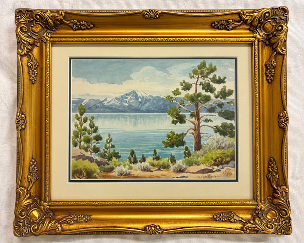 Mt. Tallac and Lake Tahoe by Hildegard Herz