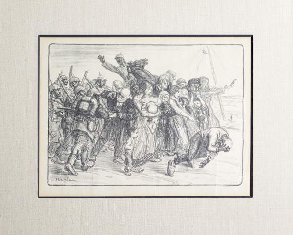 Burgers voortgedreven door soldaten (Civilians driven by soldiers) by André Devambez, Image 1.