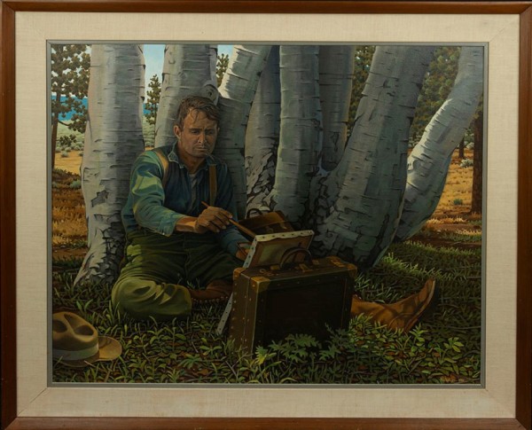 John Walker - Painter in the Field by Jeff Nicholson