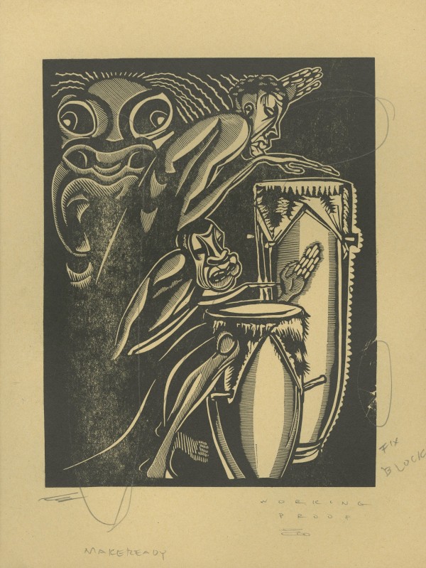 Untitled (Working Proof) by Earl Marshawn Washington