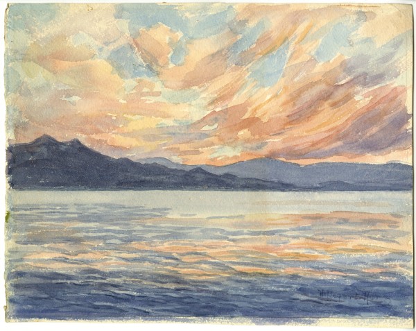 Sunset - Lake Tahoe by Hildegard Herz