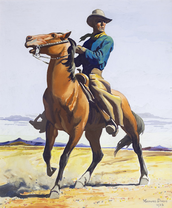 The Cowboy by Maynard Dixon, Image 1.