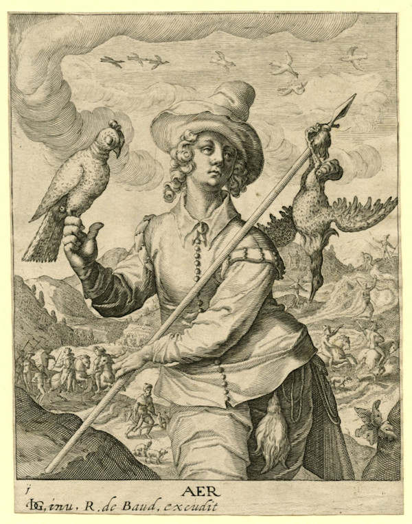 Aer (Air) by Jacques de Gheyn II