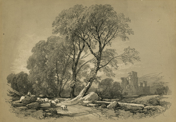 Leicester Castle by James Duffield Harding