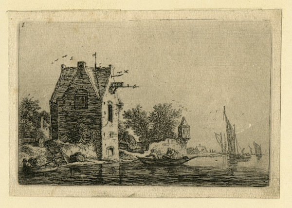 The Sentry Box on the Wall by Anthonie Waterloo