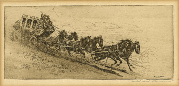 The Overland Mail by Edward Borein